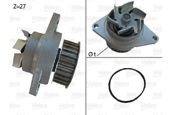 Devirdaim Su Pompası  Volkswagen Polo III 2/4 Kapı (6N1)(09.1994->1999)  VALEO 506385