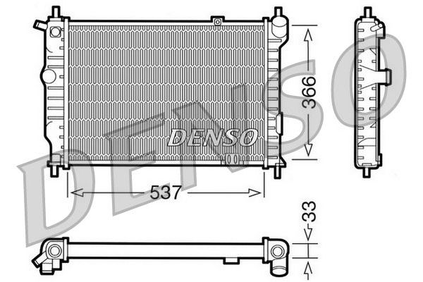 Su Radyatörü  DENSO DRM20010