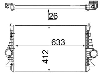Turbo Radyatörü  MAHLE CI 197 000S  1212577 7M3145804 3M219L440AA
