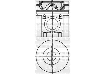 Piston (100.00MM-STD)  YENMAK 31-04572-000  6604603 6353605 6403600