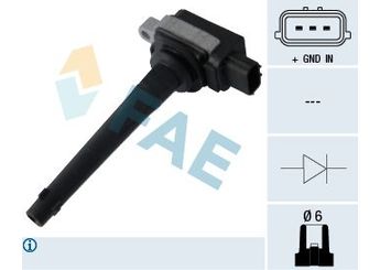 Ateşleme Bobini  ZEGEN ZIC1085  22448ED800 22448ED800EP 22448ED80A 7701065086 22448-ED800 22448-ED800EP 22448-ED80A 77 01 065 086