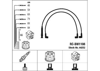 Buji Kablosu  NGK 44252  