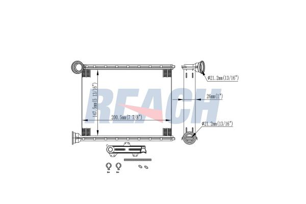 Kalorifer Radyatörü  GUA 41558