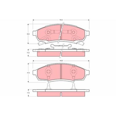 Fren Disk Balata Ön VALEO 672033