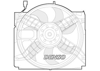 Radyatör Fan ve Motoru  MGA 83533  17117786009 17112246793 17117790896 17117801423
