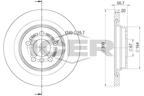 Fren Disk Ayna Arka Sağ ve Sol BMW 2 Serisi Gran Coupe (F44)(2019->)  AYD 51480