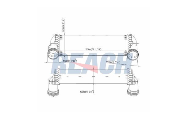 Turbo Radyatörü  BMW X5 Serisi (E70)(07.2007->)  VEKA 42-1411