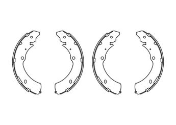 Fren Pabuçlu Balata Arka RECOVER 18149  F026008020 8973682540 8979477660 8980079580 8980079590 8980180360