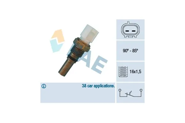 Hararet Müşürü  Toyota RAV4 Funcruiser Cabrio (A1)(1998->)  FAE 36540