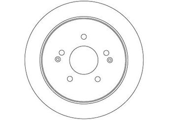 Fren Disk Ayna Arka Sağ ve Sol TRW DF6901  SSANGYONG4840134100 4840134101 4840134100 4840134102