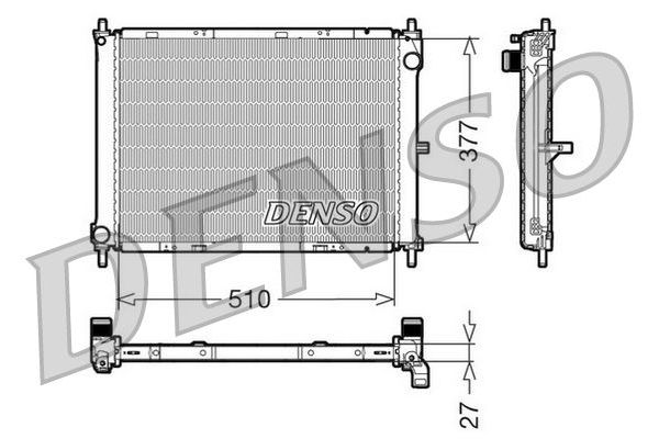 Su Radyatörü  DENSO DRM46003