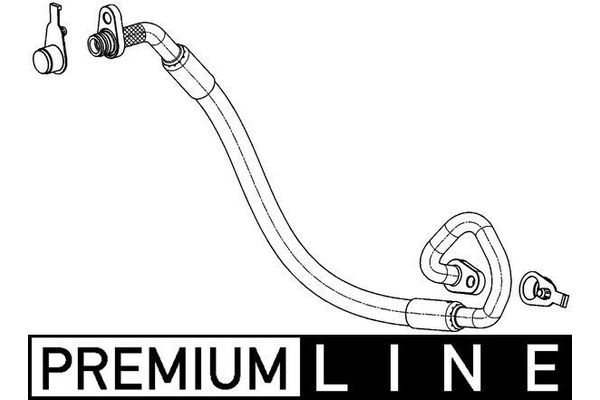 Klima Hortumu  Citroen C5 5 Kapı (10.2004->)  MAHLE AP 101 000P