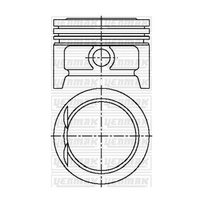Piston (78.10MM-0.50)  GOETZE 87-71678-050