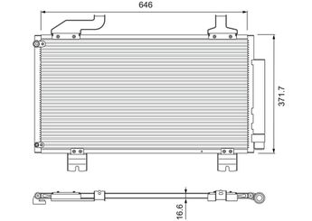 Klima Radyatörü  VALEO 814417  80100TL2A01 80110TL2A01 80100TL1G01 80100-TL1-G01 80100-TL2-A01