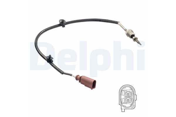 Egzoz Sıcaklık Sensörü  Audi A6 Sedan (4FC)(10.2008->)  DELPHI TS30267