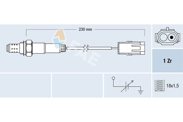 Oksijen (Lambda) Sensörü  FAE 77103