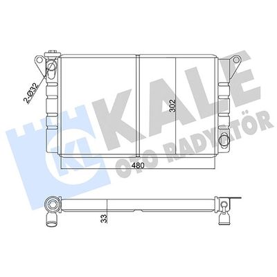 Su Radyatörü  KALE 107100