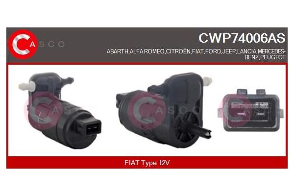 Cam Su Motoru  Fiat 500 (312) Limousine (01.2022->)  TEKNOPARTS FI-CSM-005