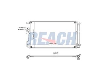 Klima Radyatörü  MGA 82556  97606D3500 97606D3550