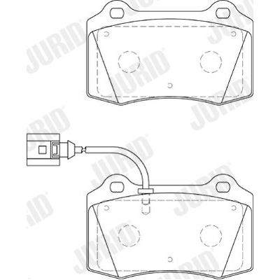 Fren Disk Balata Ön Seat Leon (1M1)(11.1999->)  JURID 573641J