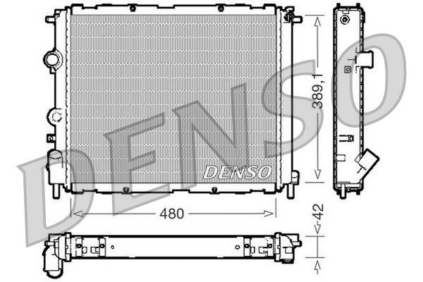 Su Radyatörü  DENSO DRM23009