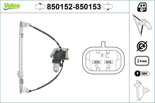 Cam Krikosu Ön Sol VALEO 850152