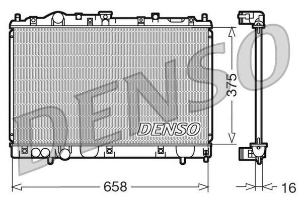 Su Radyatörü  DENSO DRM45004
