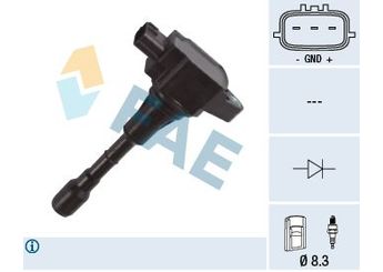 Ateşleme Bobini  KRAFTVOLL 05020113  22448JA10A 22448-JA10A 22448JA10C 22448-JA10C