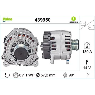 Alternatör  Audi A4 Allroad Quattro (8WJ)(06.2019->)  VALEO 439950