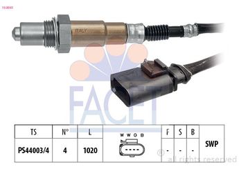 Oksijen (Lambda) Sensörü  FACET 10.8041  6E906265E 06E 906 265 E 6E906262H 06E 906 262 H