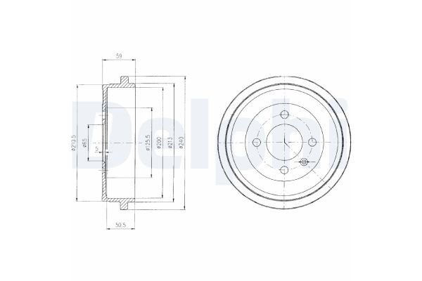 Kampana Arka Sağ veya Sol DELPHI BF410