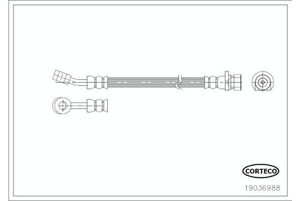Fren Hortumu Arka Sağ veya Sol OSSCA 01562