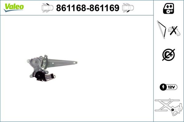 Cam Krikosu Ön Sağ Daihatsu Cuore (L276)(2007->2013)  VALEO 861169