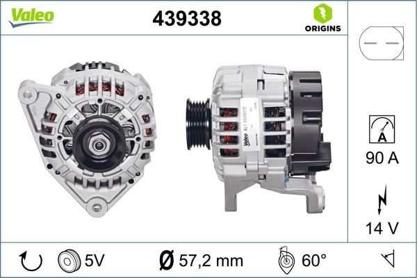 Alternatör  VALEO 439338