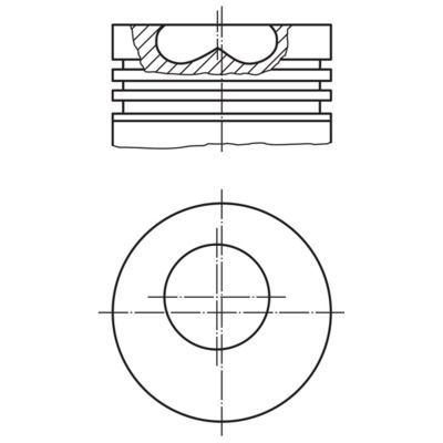 Piston (100.00MM-STD)  GOETZE 87-71138-STD