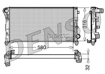 Su Radyatörü  DENSO DRM09084  DRM09084 51706204