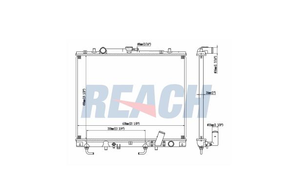 Su Radyatörü  Peugeot 4007 (06.2007->)  WENDERPARTS MA0995006903