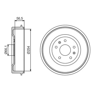 Kampana Arka Sağ veya Sol Land Rover Freelander 1 (LN)(11.2003->)  BOSCH 0 986 477 227