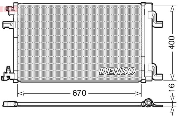 Klima Radyatörü  DENSO DCN20002