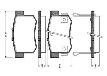 Fren Disk Balata Arka BOSCH 0 986 TB2 179  6430S2A000 06430S2A000 43022S6DE50 43022-S6D-E50 43022SG0000 43022-SG0-000 43022SG0G00 43022-SG0-G00 43022SG0G01 43022-SG0-G01 43022SG0G02 43022-SG0-G02 43022SG0G03 43022-SG0-G03 43022SL5000 43022-SL5-000 43022SN7E50 43022-SN7-E50 43022SV4E50 43022-SV4-E50 45022SN7000 45022-SN7-000 GBP90339 GBP 90339 GBP90339AF GBP 90339 AF SFP100220EVA