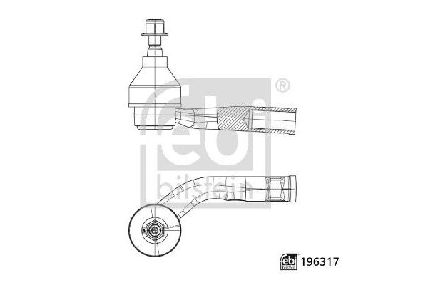 Rot Başı Sol Volvo S60 Sedan (03.2019->)  FEBI BILSTEIN 196317