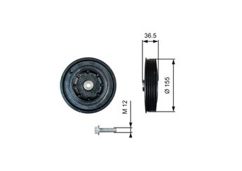 Krank Kasnak  GATES TVD1128A  820038644677001137767700115766 8200386446 7700113776 7700115766 4413748 4414115 93161258 93170224 7700113776 7700115766 8200386446