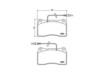 Fren Disk Balata Ön MAGNETI MARELLI 363700423082  77366761 9404254608 9467529687 1617278980 425207 425254 425255 425460 E172300 6001073126 71773143 9404252548