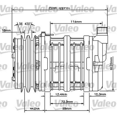 Klima Kompresörü  VALEO 815813