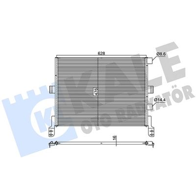 Klima Radyatörü  KALE 350370