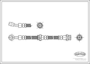 Fren Hortumu Ön Sol SWAPP 40324  5881126000
