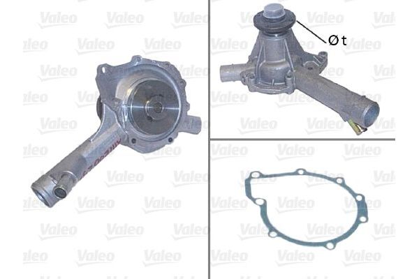 Devirdaim Su Pompası  Mercedes SLK Roadster (BM 170)(04.1996->)  VALEO 506660