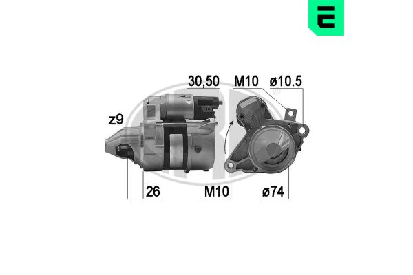 Marş Dinamosu  Toyota Aygo (B4)(06.2014->)  ERA 220987
