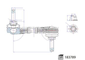 Viraj Demir Askı Rotu Arka Sağ veya Sol SWAG 33 10 9217  2099504 2173832 JX615C486AKB 2 099 504 2 173 832 JX61-5C486-AKB JX615C486AKC JX61-5C486-AKC