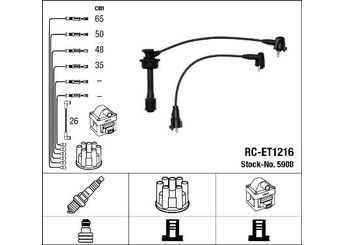 Buji Kablosu  NGK 5908  9091921494 90919-21494